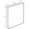 Azar Displays 8.5" x 11" Vertical/Horizontal Acrylic Block Frame 104436 - alternate 2